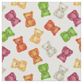 Tecido Gummy bears jelly gum candies kids nursery