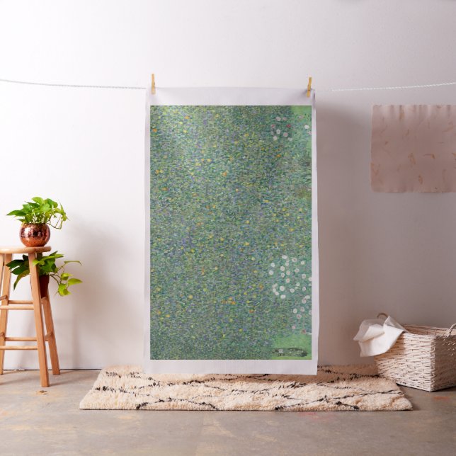 Tecido Gustav Klimt Rosebushes sob a Galeria de ÁrvoresHD (In Situ)