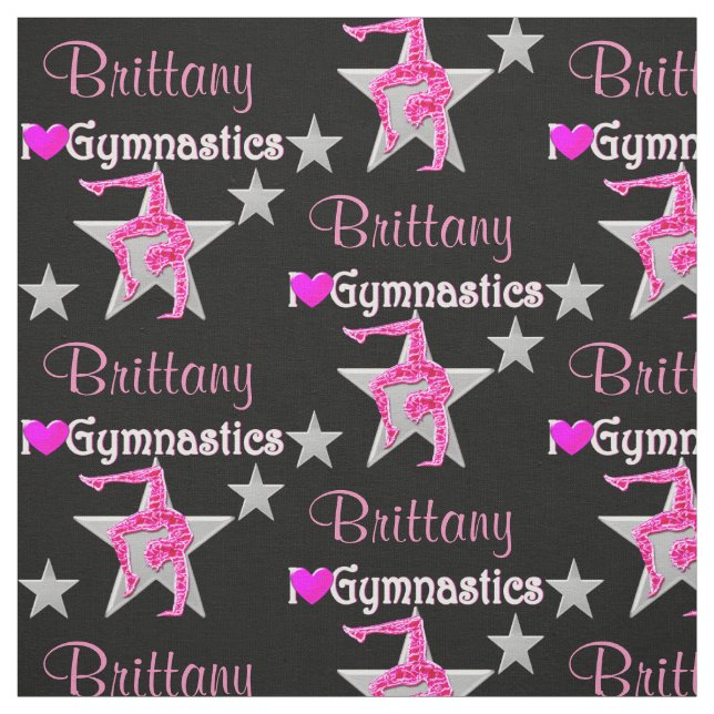 TECIDO GYMNAST PERSONALIZADO, bonito, DE TINTA E P (Modelo)