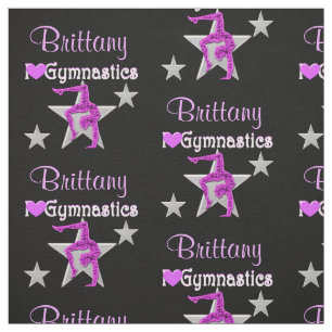 TECIDO GYMNAST PERSONALIZADO bonito E NEGRO