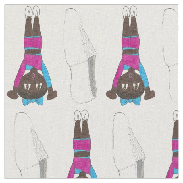 Tecido Gymnastics Acrobatics Tumbling Dance Studio Gym (Detalhe)