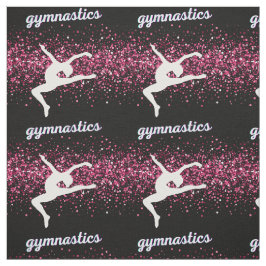 Tecido Gymnastics salta como uma relíquia rosa