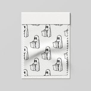 Tecido Halloween, Branco Fantasma, Truque Ou Tratar, Boo