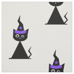 Tecido + Halloween Cat +