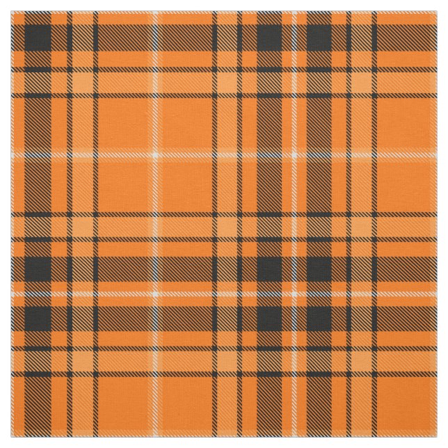Tecido Halloween Orange Tartan (Modelo)