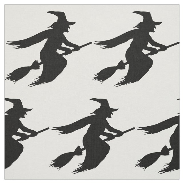 Tecido Halloween Witch Silhouette (Modelo)