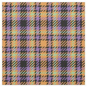 Tecido Halloween Xadrez Tartan
