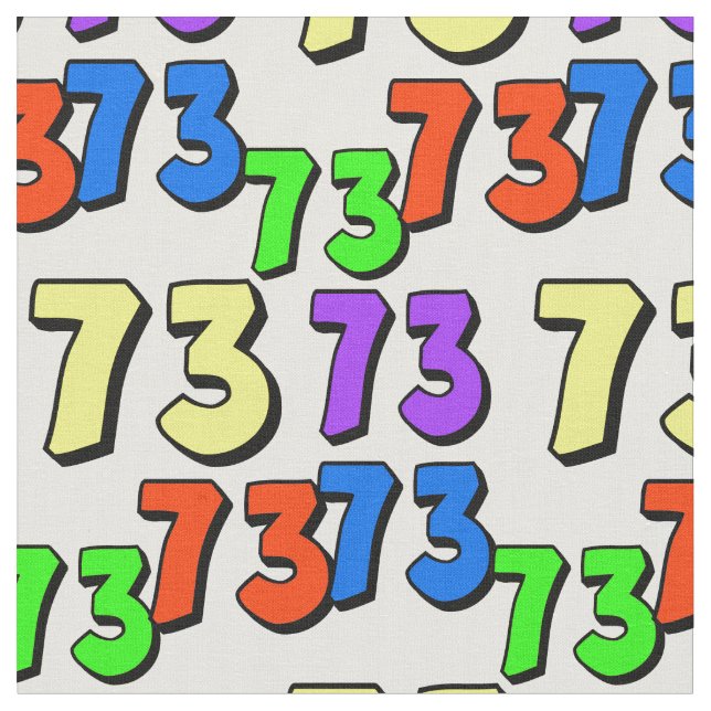 Tecido Ham Radio Colorful 73 (Detalhe)