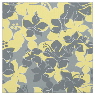 Tecido Hanalei Hawaiian Hibiscus Camo Floral