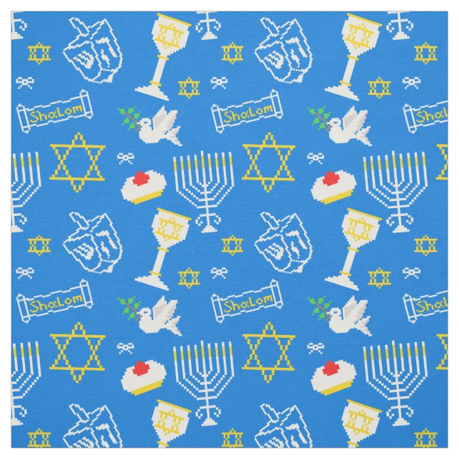 Tecido Hanukkah Pattern (Modelo)