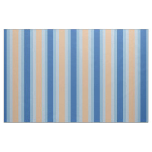 Tecido Harmonia Visual - Azul Clássico e Cappuccino
