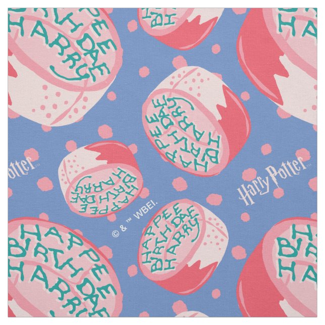Tecido HARRY POTTER™ Padrão de Bolo de Aniversário (Modelo)