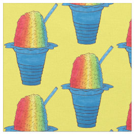 Tecido Havaiano Rainbow Shave Ice Frozen Dessert Hawaii