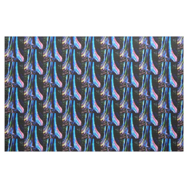 Tecido HAWAIIAN EUCALYPTUS RAINBOW TREE (Fat Quarter)