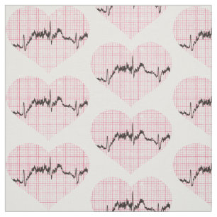 Tecido Heart Beat VII