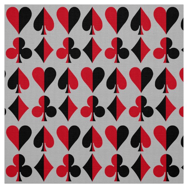 Tecido Heart Spade Diamond Club (Modelo)