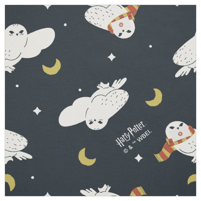 Tecido Hedwig Nighttime Moonlight Pattern (Modelo)