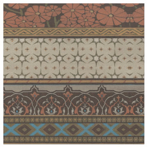 Tecido Heirloom Têxtil com Padrões Decorativos