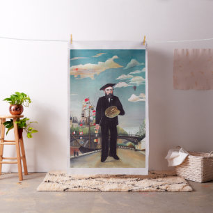 Tecido Henri Rousseau - Eu Próprio Retrato-Paisagem
