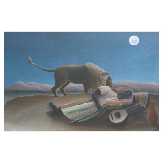 Tecido Henri Rousseau - O Cigano Dormente (Jarda)