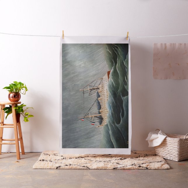 Tecido Henri Rousseau - O Navio no Tempest (In Situ)