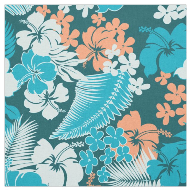 Tecido Hibiscus Havaiano de Kona Bay (Modelo)