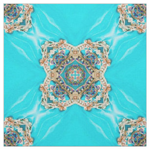 Tecido Hippie Gypsy Turquesa-étnica aqua azul-boêmia