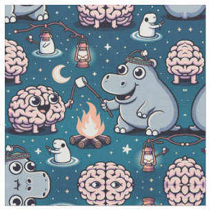 Tecido Hippo Camp Us