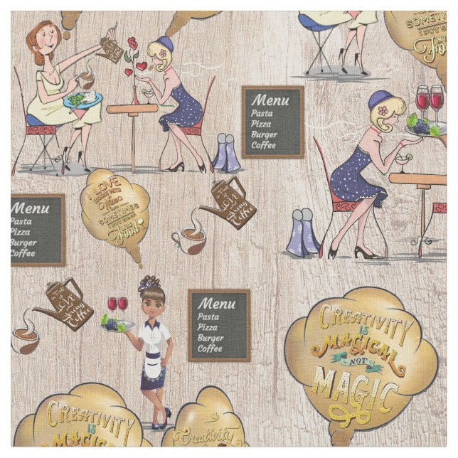 Tecido Histórias de Wallpaper de Tempo de Interrupção Mag (Detalhe)