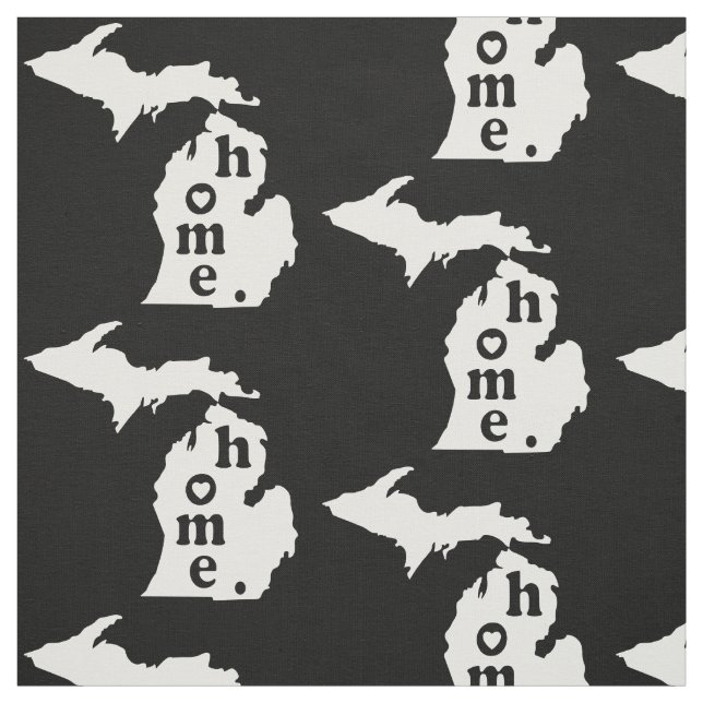 Tecido Home Page do Michigan (Modelo)