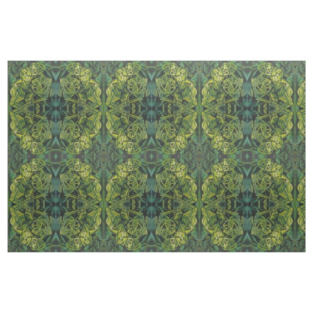 Tecido Homem-abstrato e Arte Geométrica Do Esqueleto (Fat Quarter)
