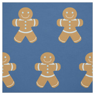 Tecido Homem de pão-de-espécie de sorriso