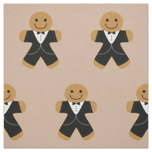 Tecido Homem de pão-de-espécie em um smoking