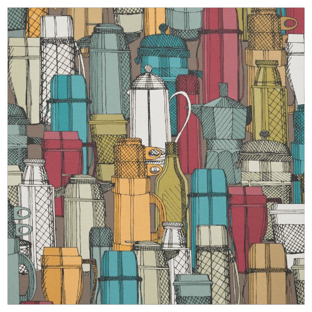 Tecido hora do café (Modelo)