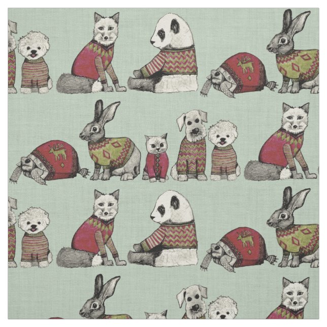 Tecido hortelã de galinha (Modelo)