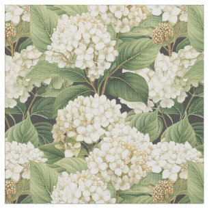 Tecido Hortênsia aquarela floral Boho flores retrô
