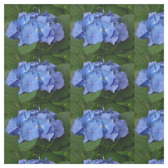Tecido Hortênsia Azul (Modelo)