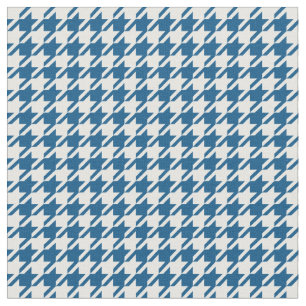 Tecido Houndstooth azul & branco do Snorkel