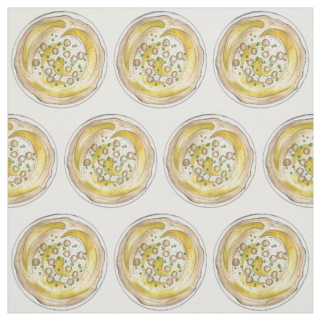 Tecido Hummus Houmous — Comida do Médio Oriente (Modelo)