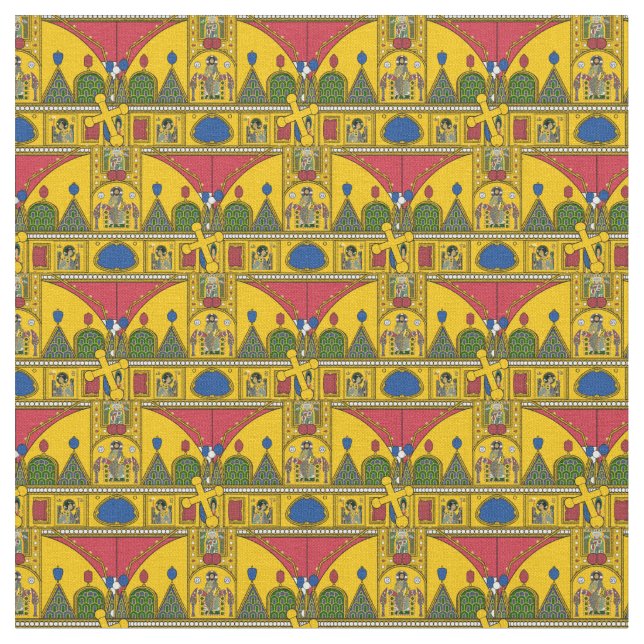 Tecido Húngaro de Sinalizador da Coroa Húngara  (Detalhe)