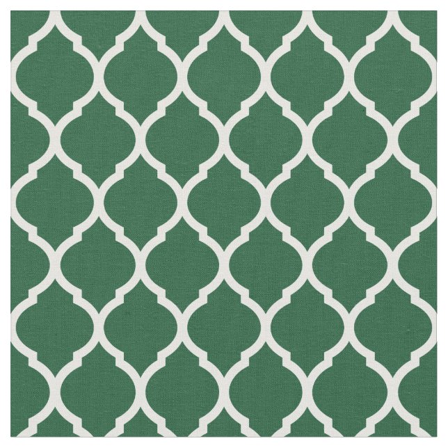 Tecido Hunter Green Quatrefoil (Detalhe)