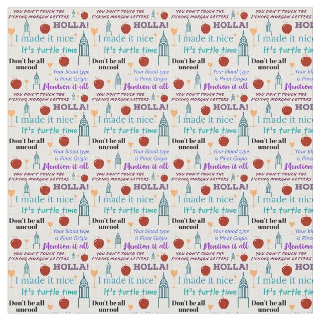 Tecido Icônico RHONY Impressão (Detalhe)