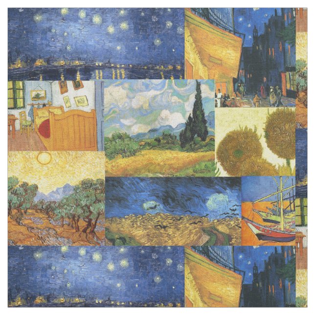 Tecido ideal da arte das pinturas de Van Gogh (Modelo)