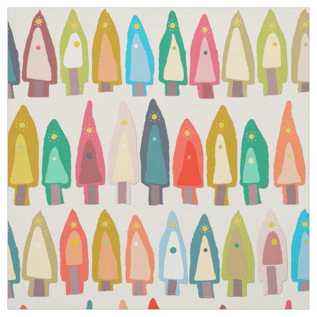 Tecido ikat de árvores irlandesas (Modelo)