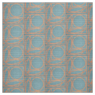 Tecido Ilusão óptica do artesão (Chambray e Cinnamon)