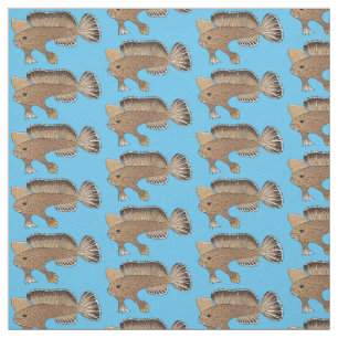 Tecido Ilustração de desenho animado artesanal