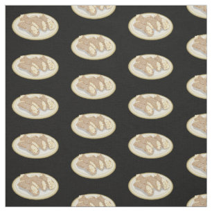 Tecido Ilustração de desenho animado de Cannoli