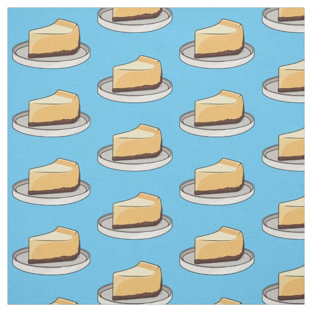 Tecido Ilustração de desenho animado de Cheesecake (Modelo)