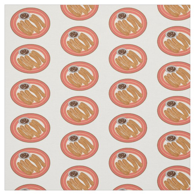 Tecido Ilustração de desenho animado de Churro (Modelo)