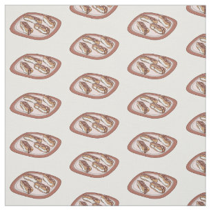 Tecido Ilustração de desenho animado de eclair de chocola